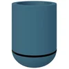 Image de Pot de Fleurs Bleu D40cm Tulipe Granit