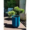 Image de Bac à fleurs rond granit tulipe - plastique ø 40 cm - bleu RIV3580798143068