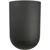 Image de Bac A Fleurs Rond Granit Tulipe - Plastique - Diametre 50 Cm - Noir