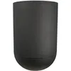 Image de Bac à fleurs - RIVIERA - GRANIT TULIPE - Plastique - D50 x H71 cm - Noir