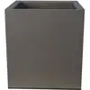 Image de Bac a fleurs - riviera - granit - 29,5x29,5x33,5 cm - gris