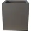 Image de Bac A Fleurs Granit - 39,5x39,5x44,5 Cm - Gris - Avec Réserve D'eau - 38 L