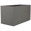 Image de Bac à fleurs - RIVIERA - Granit - 80x40 cm - Gris