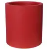 Image de Pot De Fleurs - Granit Rond - D49 X H53,5 Cm - 57l - Rouge