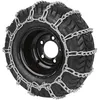 Image de Paire de chaine à neige pour pneumatique - Dimensions: 12 x 700 - 4   13 x 400 - 5   13 x 4- 1/2   13 x 400 - 6   125 x 450 - 6  