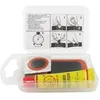 Image de Kit réparation pour Chambre à air SHAK comprenant 2 rustines de diamètre 20mm et 5 rustine de 45x25mm avec colle et abrasif