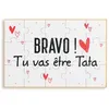 Image de Puzzle Annonce Grossesse pour Tata - MAÏKA - Scène de vie - 15 pièces - Blanc