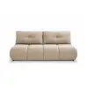 Image de Canapé droit convertible tasca 3 places tissu bouclette taupe