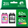 Image de Pack 2 Cartouches Compatibles Hp 62 Xl - Sans Niveau