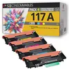Image de 123consommables - 117a - Pack 4 Toner Compatible Pour Hp 117a W2070a Color Laser Mfp 178nw 179fnw 15