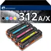 Image de Pack 4 Toners Compatible Hp 312a/x