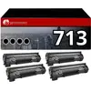 Image de Pack 4 Toners Compatible Canon 713 Noir