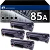 Image de Pack 4 Toners Compatible Hp 85a Noir