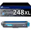Image de 123consommables - Tn248 - Toner Compatibles Avec Brother Tn248c Cyan Pour Dcp-l3520cdw Dcp-l3520cdwe