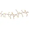Image de Guirlande Lumineuse Int Boa Avec Etoiles 160 Led Blanc Chaud A Piles Cable Cuivre 2m