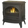 Image de Godin - poêle à bois fonte 7kw anthracite 366109 - seclin 366109