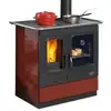 Image de Cuisinière À Bois Bois-charbon 80l Godin 6500w 96cm, 241100carmin