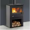 Image de Godin - poêle à bois fonte 8.5kw gris argent 362113grisarg - chinon 362113GRISARG
