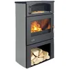 Image de Godin Poêle à bois 11kw gris argent - 362115CGRISARG