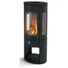 Image de Poêle à Bois - GODIN - 411106NOIR - Puissance 7 kW - Rendement 767% - CO 007%