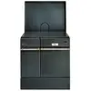 Image de 240162000060-cuisinière Bois Arpège 75cm 10kw Buches 50cm Noir Godin - 240162noir