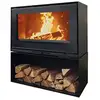 Image de Godin - poêle à bois fonte 10kw noir 411203peintanthracite - 411203PEINTANTHRACITE