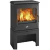 Image de Godin - poêle à bois fonte 5kw noir 388150peintanthracite - 388150PEINTANTHRACITE