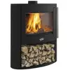 Image de Godin - poêle à bois 9kw noir 388245peintanthracite - 388245PEINTANTHRACITE