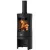 Image de Godin Poêle à bois 8kw noir - 388154ANTH