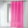 Image de Voilage Homemaison 302403 Léger Semi-transparent Bas Plombé 240 Cm 140 Cm Rose Polyester
