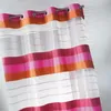 Image de Voilage organza aux rayures horizontales Fuchsia 135x260 cm
