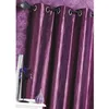 Image de Rideau dAmeublement - HOME MAISON - Taffetas Froissé - Violet -  illets - 135 x 260cm