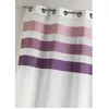 Image de Voilage - HOME MAISON - Violet - 140x260cm -  illets - Synthétique