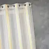 Image de Voilage En Jacquard À Fines Rayures Verticales