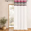 Image de Voilage avec parement haut design Rose Clair 140x240 cm