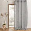 Image de Voilage organza - Effet résille Gris clair 140x260 cm