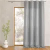 Image de Voilage organza uni prêt à poser Gris clair 140x240 cm