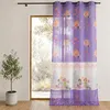 Image de Voilage imprimé à motifs de princesses Violet parme 140x240 cm