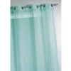 Image de Home Maison HM6923302 Voilage Tissé/Fileté à Grande Largeur Polyester Turquoise 140 x 240 cm