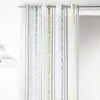Image de Voilage Fantaisie En Organza À Rayures Verticales