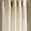 Image de Voilage ignifugé Non Feu M1 - Effet lin Beige 200x260 cm