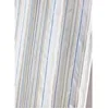 Image de Rideau voilage en organza à rayures Bleu 150x240cm