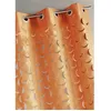 Image de Rideau léger découpe laser Mandarine - HOME MAISON - 140 x 260cm - Gris - Intérieur -  illets