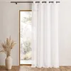 Image de Voilage organza jacquard brodé à petits pois Blanc 130x240 cm