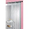 Image de Rideau Gris Brodé Motif Brindilles Gris 140x240 cm
