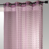 Image de Voilage En Organza Dévoré Avec Motifs Géométriques