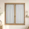 Image de Paire De Voilages Vitrage Effet Maille À Fils Lurex