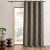 Image de Rideau 80% occultant frappé ronds Marron chocolat 140x260 cm