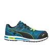 Image de Baskets de sécurité basse BLAZE KNIT LOW S1P HRO SRC bleu-vert P41 - PUMA - 643060-T.41
