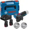 Image de Meuleuse d angle 12v gws 12v 76 + 2 batteries 3ah + chargeur + coffret l boxx   bosch 06019f200y 743872
